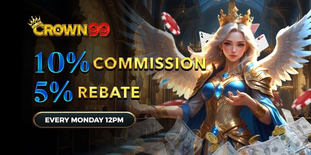 Crown99 daily cash rebate promotion banner
