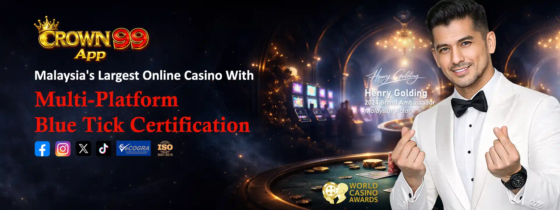 Crown99 app exclusive weekly bonus promotion banner